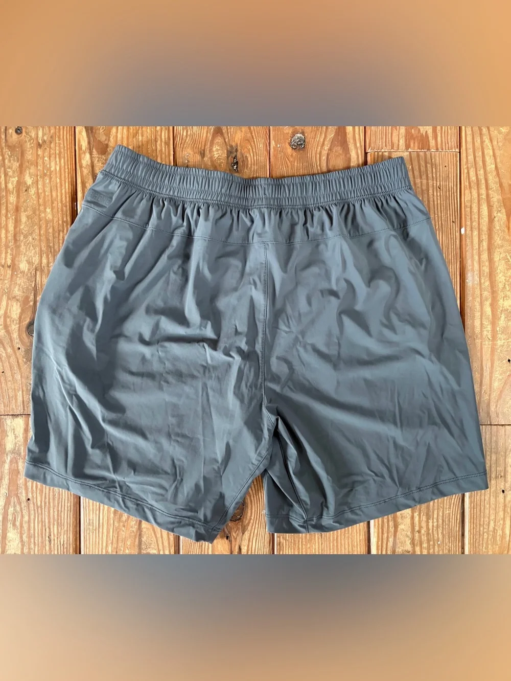 RHONE Men's Gray Athletic Swim Trunks